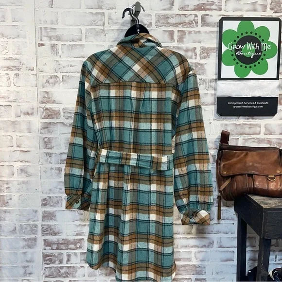 Entro Green Brown Utility Jacket large - Picture 5 of 8